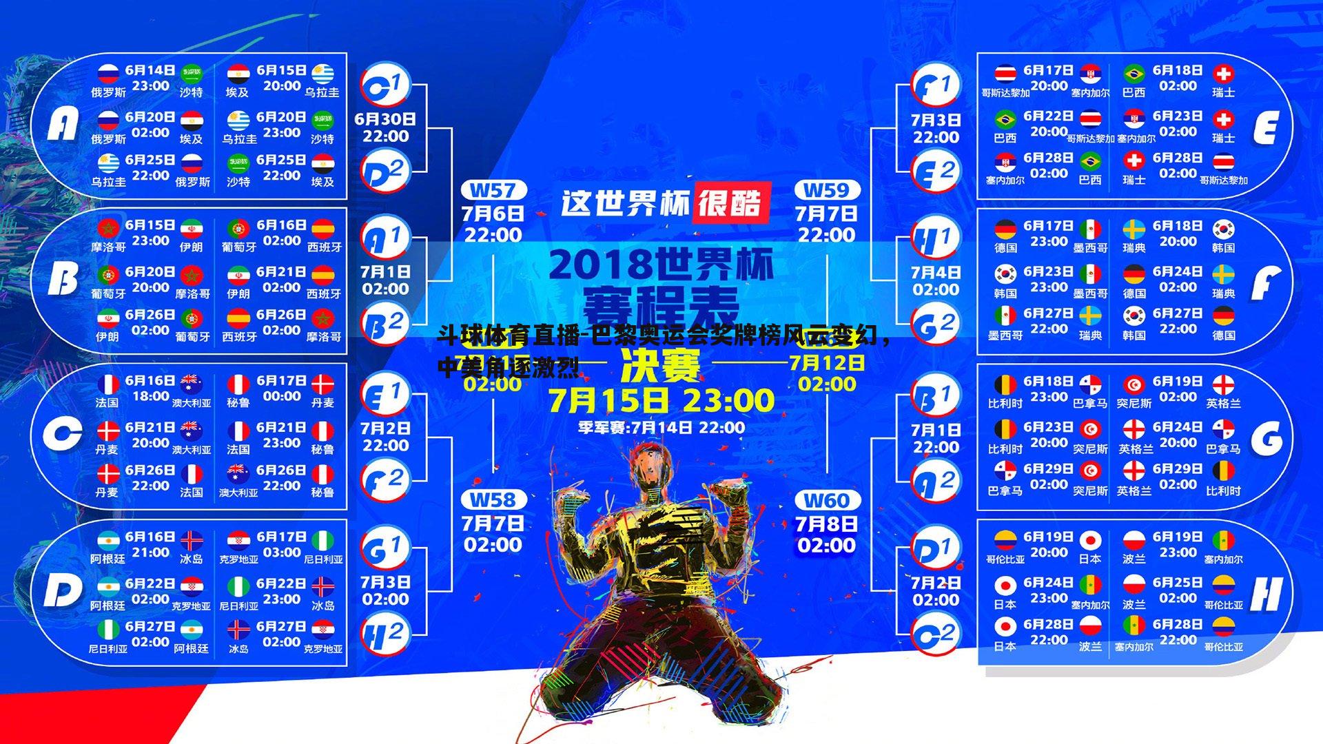 巴黎奥运会奖牌榜风云变幻，中美角逐激烈